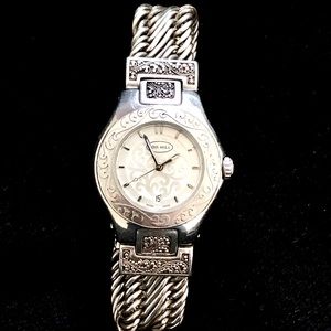Lois Hill Sterling Silver Watch. ONE OF A KIND!